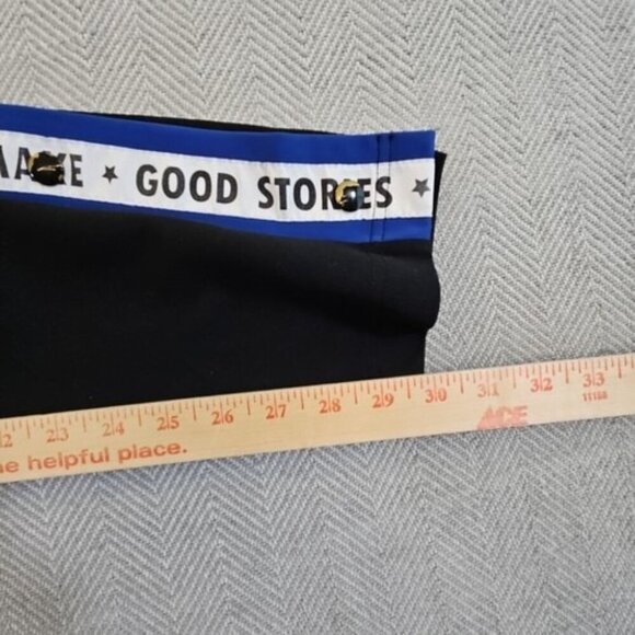 Zara Man Joggers Leg Opening Side Stripe Men's Large Black Drawstring Two Pocket - Picture 7 of 13